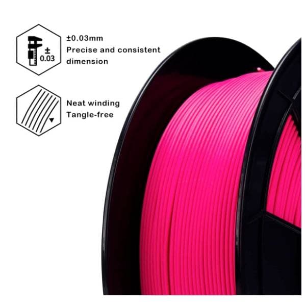 ZIRO Matte PLA 1,75 mm Rose 3D filament 2