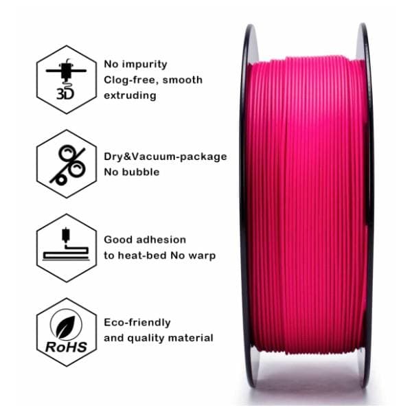 ZIRO Matte PLA 1,75 mm Rose 3D filament 3