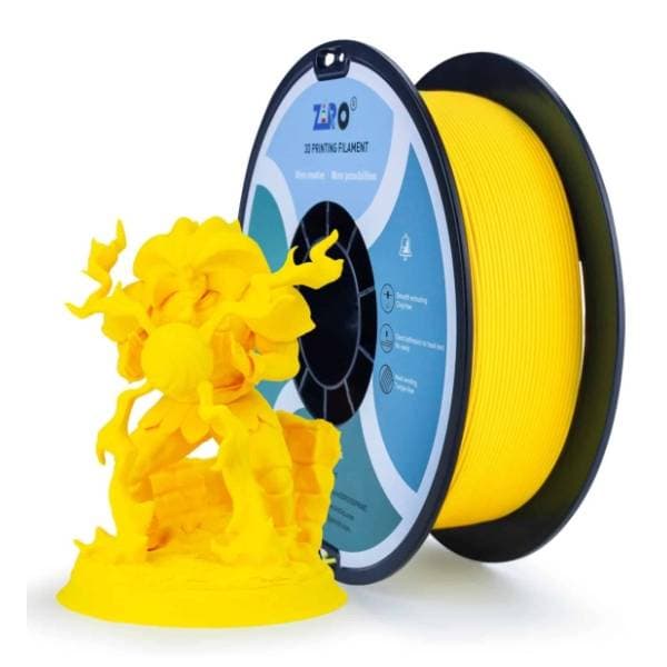 ZIRO Matte PLA 1,75 mm Yellow 3D filament 0