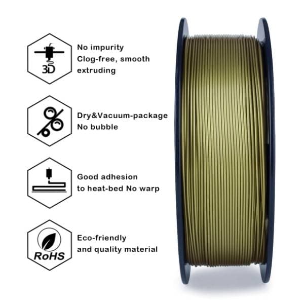 ZIRO Metal PLA 1,75 mm Bronze 3D filament 3