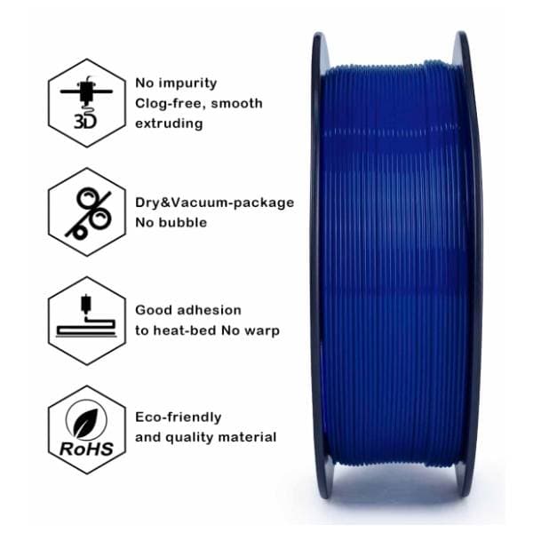 ZIRO PETG 1,75 mm Blue 3D filament 3