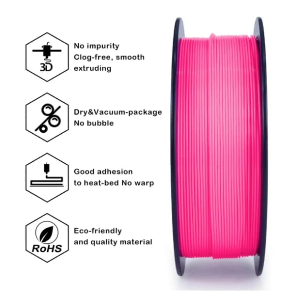 ZIRO PLA Pro Basic 1,75 mm Rose 3D filament 2