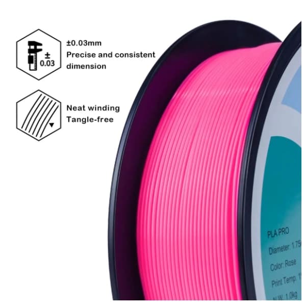 ZIRO PLA Pro Basic 1,75 mm Rose 3D filament 3