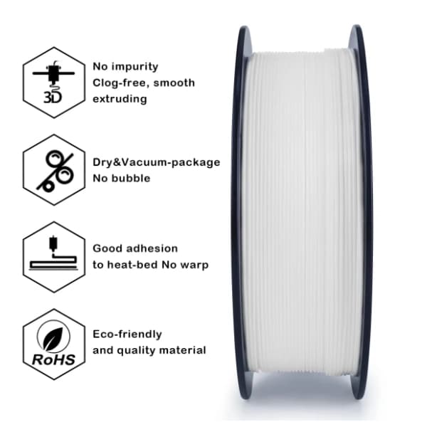 ZIRO PLA Pro Basic 1,75 mm Snow White 3D filament 3