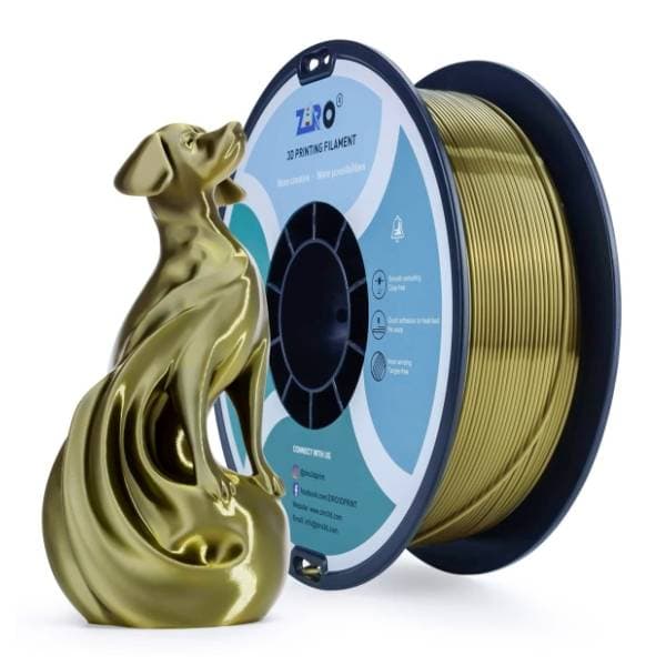 ZIRO Silk PLA 1,75 mm Bronze 3D filament 0