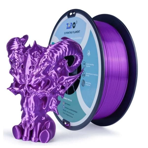 ZIRO Silk PLA 1,75 mm Purple 3D filament 0