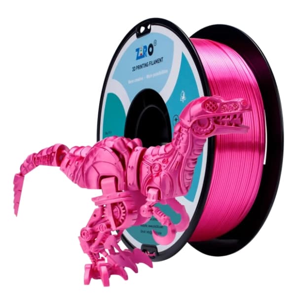 ZIRO Silk PLA 1,75 mm Rose 3D filament 0