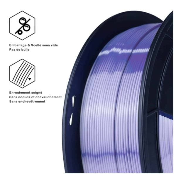 ZIRO Silk PLA 1,75 mm Violet 3D filament 3