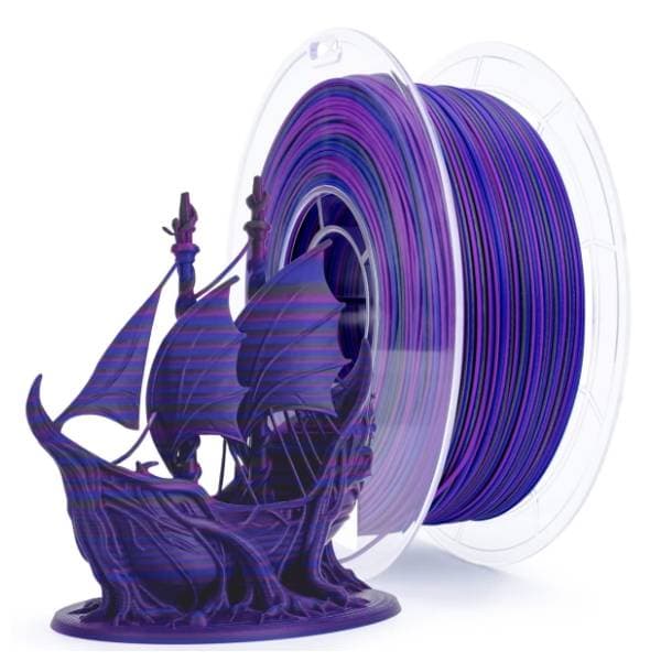 ZIRO Stripes Matte PLA 1,75 mm Indigo Stripes 3D filament 0