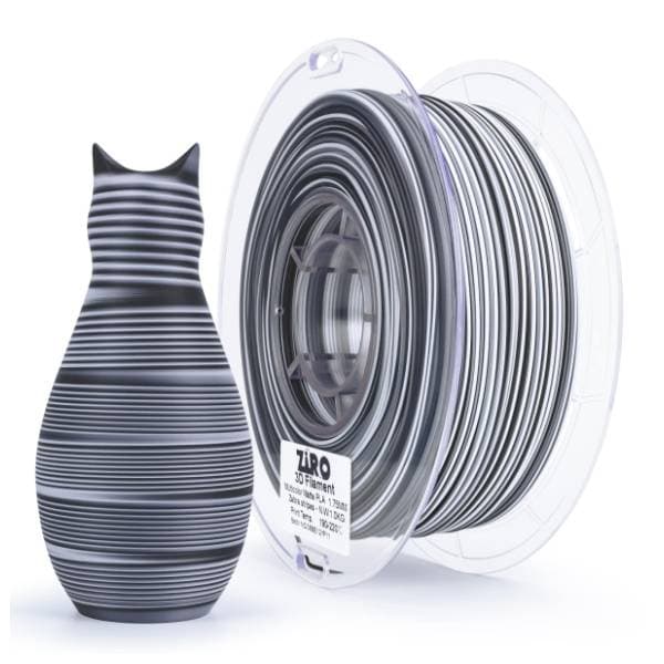 ZIRO Stripes Matte PLA 1,75 mm Zebra Stripes 3D filament 0