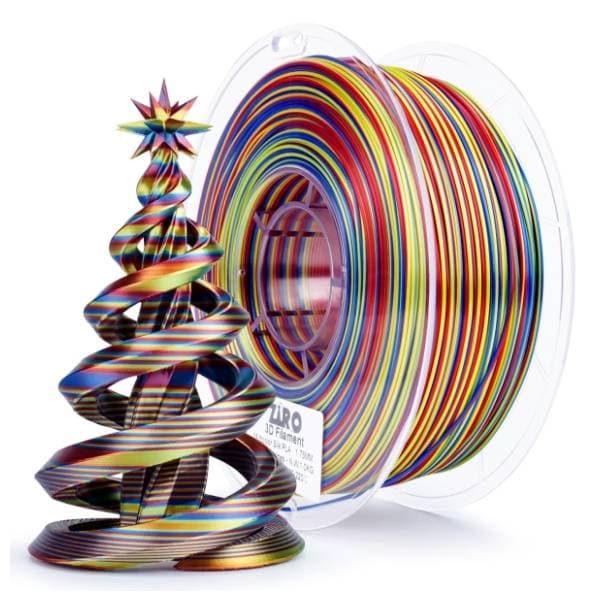 ZIRO Stripes Silk PLA 1,75 mm Firework Stripes 3D filament 0