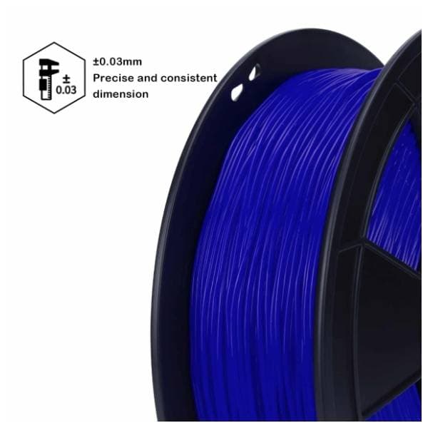 ZIRO TPU 1,75 mm Blue 3D filament 2