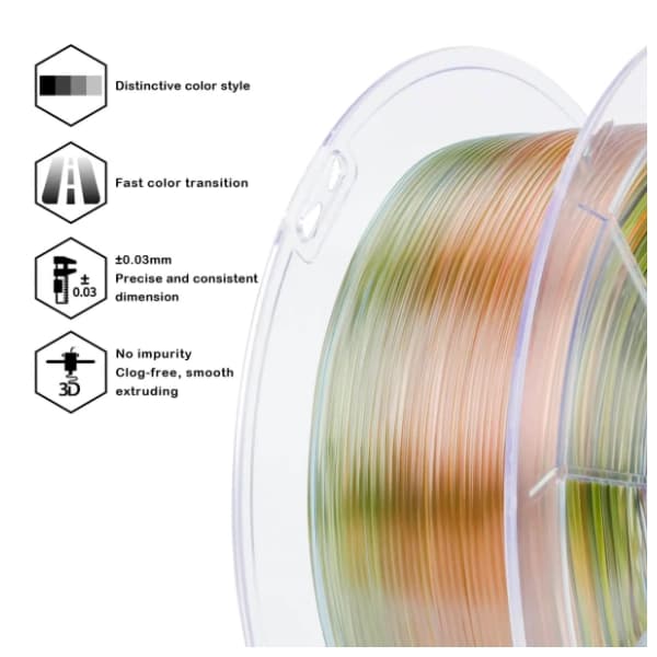 ZIRO TPU 1,75 mm Flex Candy 3D filament 2