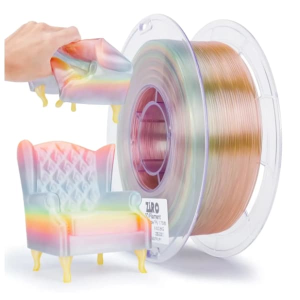 ZIRO TPU 1,75 mm Flex Candy 3D filament 0