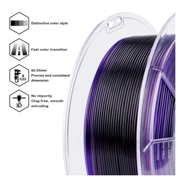 ZIRO TPU 1,75 mm Flex NightSky 3D filament 2