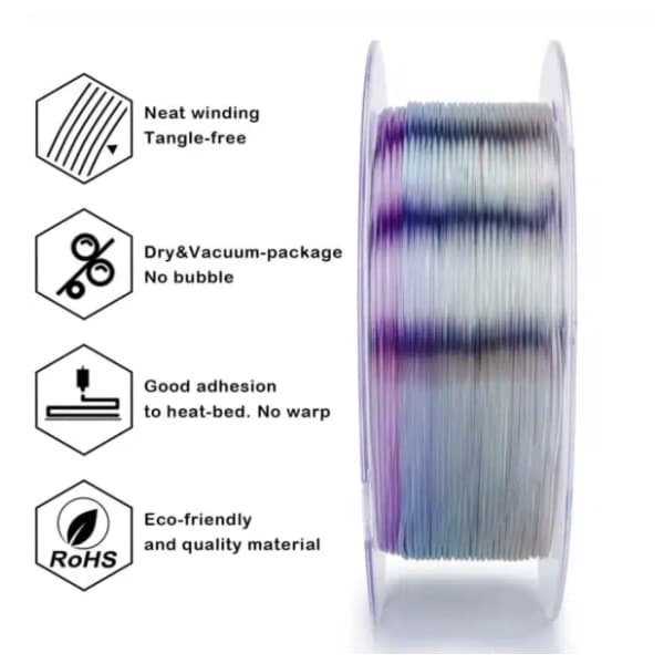 ZIRO TPU 1,75 mm Flex Opal 3D filament 3
