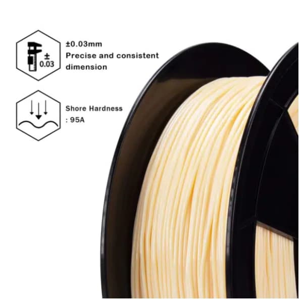 ZIRO TPU 1,75 mm Skin 3D filament 2