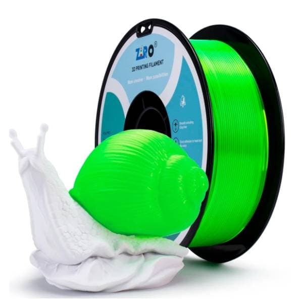 ZIRO Translucent PLA 1,75 mm Fluo Green 3D filament 0