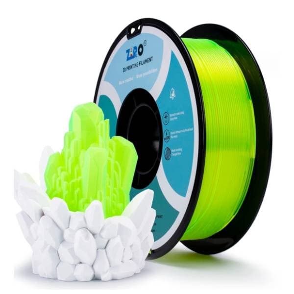 ZIRO Translucent PLA 1,75 mm Fluo Yellow 3D filament 0