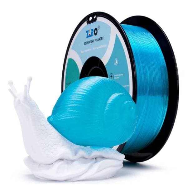 ZIRO Translucent PLA 1,75 mm Light Blue 3D filament 0