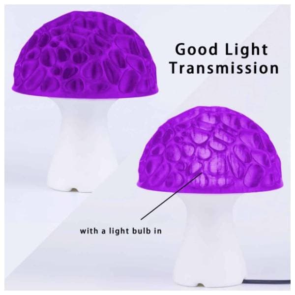 ZIRO Translucent PLA 1,75 mm Transparent Purple 3D filament 3