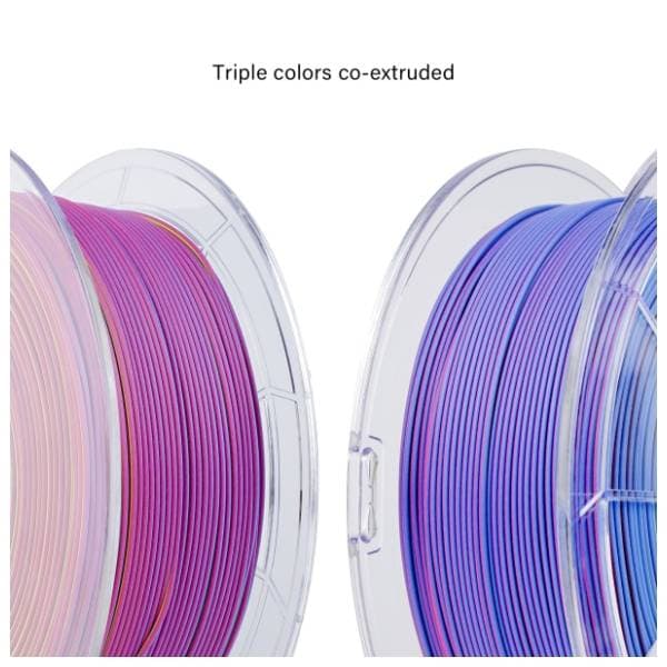 ZIRO Tri-Color Matte PLA 1,75 mm Rosy Cloud 3D filament 2