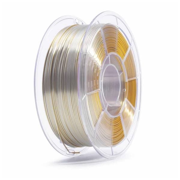 ZIRO Tri-Color Silk PLA 1,75 mm Gold & Silver 3D filament 2