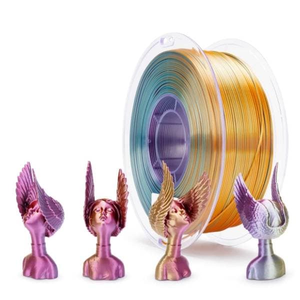 ZIRO Tri-Color Silk PLA 1,75 mm Metal Blossom 3D filament 0