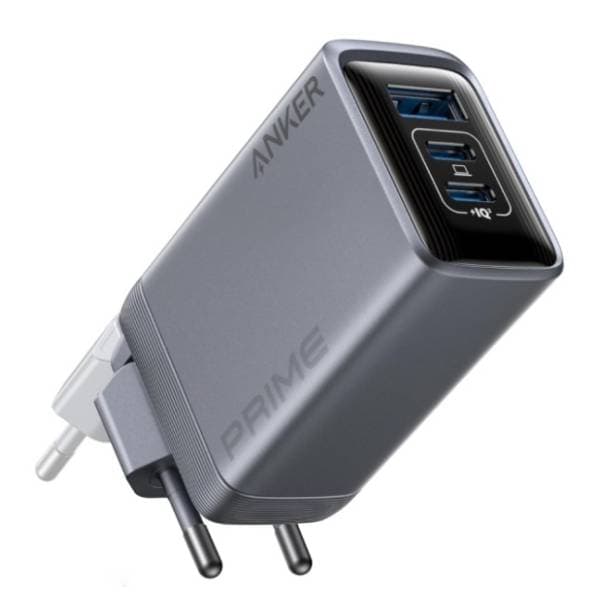 ANKER adapter Prime 100W GaN 3-porta srebrni 0
