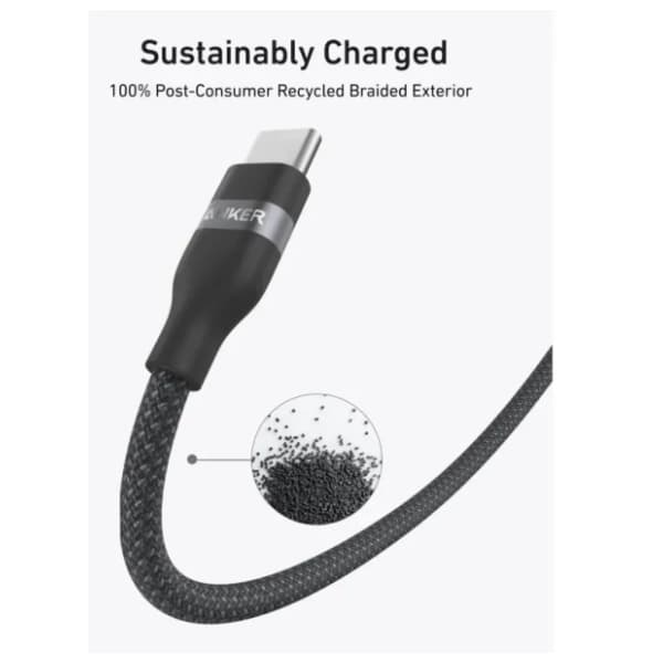 ANKER kabl USB-C A82E2H12 (240W/480Mbps) 1.8m crni 5