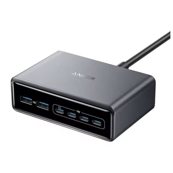 ANKER stoni punjač Prime 200W GaN 6-portova Silver 0