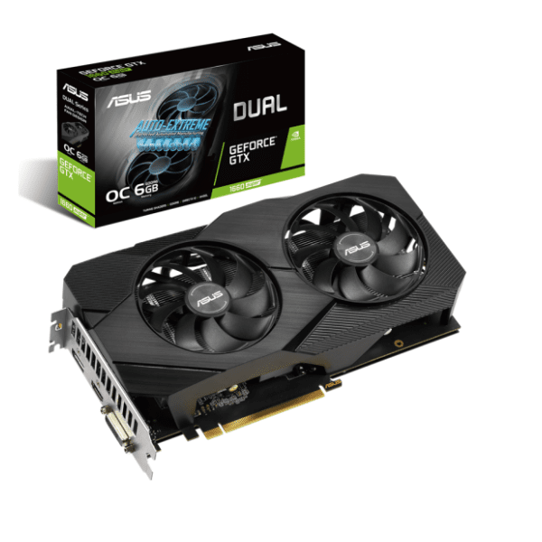 ASUS GeForce GTX 1660 Dual SUPER EVO OC Edition 6GB GDDR6 192-bit grafička kartica 0