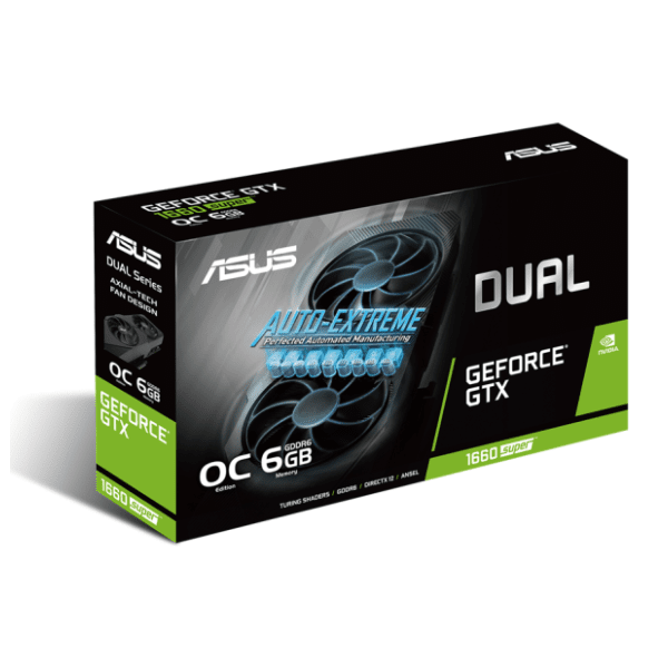 ASUS GeForce GTX 1660 Dual SUPER EVO OC Edition 6GB GDDR6 192-bit grafička kartica 8