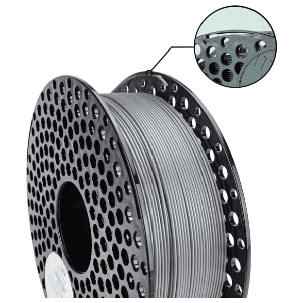 AzureFilm ABS 1,75 mm Prime Silver 3D filament 1