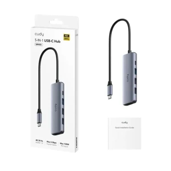 CUDY USB Hub 5-in-1 UH405 1