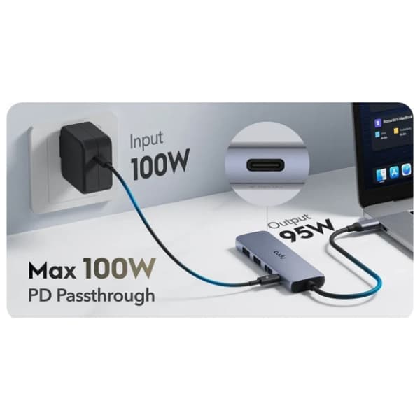 CUDY USB Hub 5-in-1 UH405 5