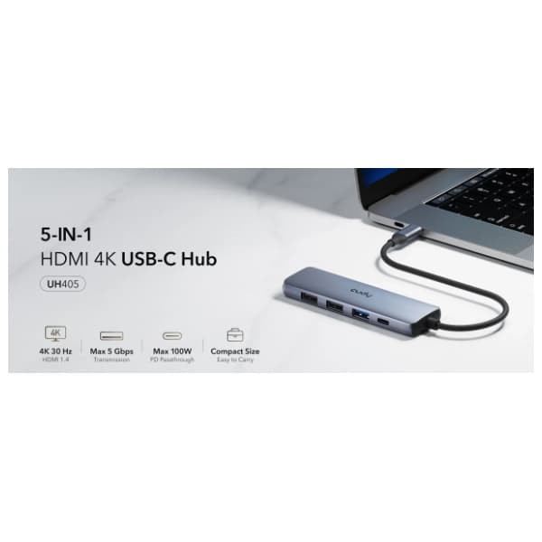 CUDY USB Hub 5-in-1 UH405 3