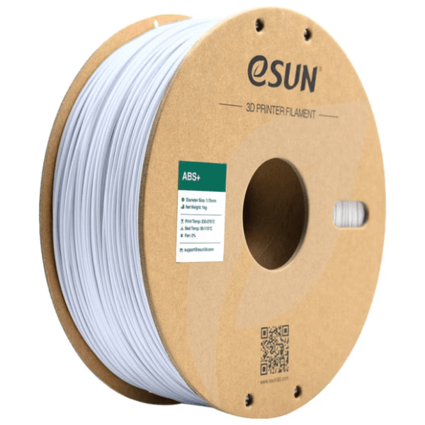 eSUN ABS+ 1,75 mm Cold White 3D filament 0