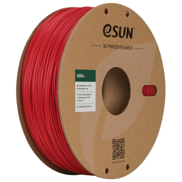 eSUN ABS+ 1,75 mm Fire Engine Red 3D filament 0