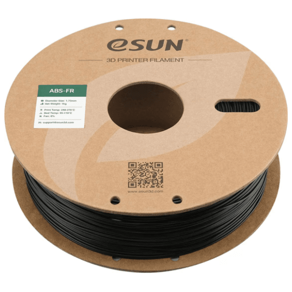 eSUN ABS-FR 1,75 mm Black 3D filament 1