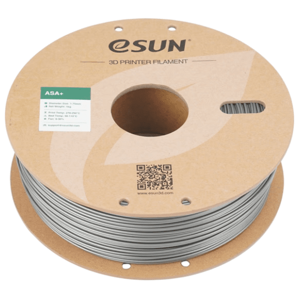eSUN ASA 1,75 mm Silver 3D filament 1