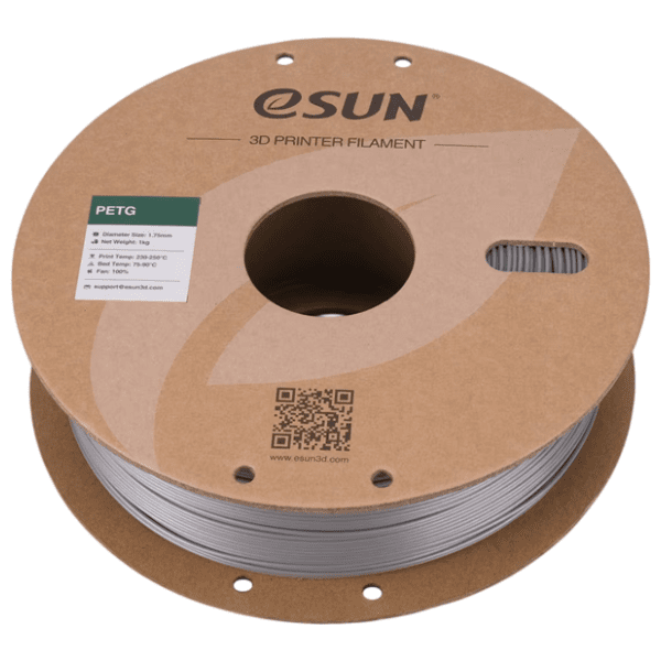 eSUN PETG 1,75 mm Silver 3D filament 0