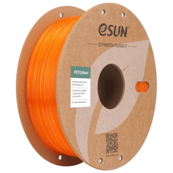 eSUN PETG Basic 1,75 mm Translucent Orange 3D filament 0