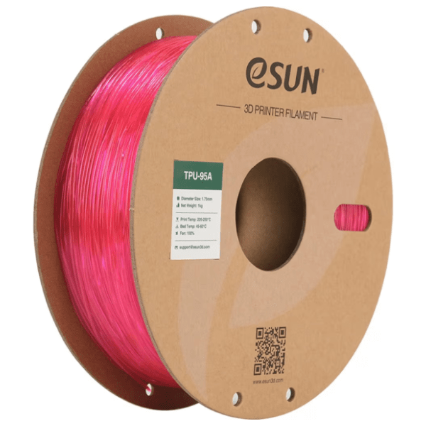 eSUN TPU-95A 1,75 mm Provansalno Ružičasta 3D filament 0