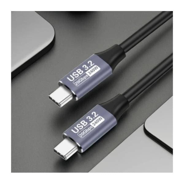 FAST ASIA kabl USB-C 3.2 (240W 8K/60Hz) 1m crni 1