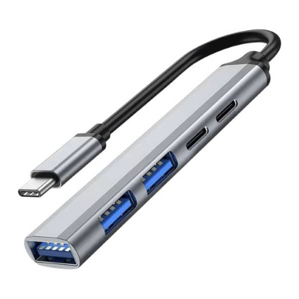 FAST ASIA USB Hub 5-in-1 sivi 0