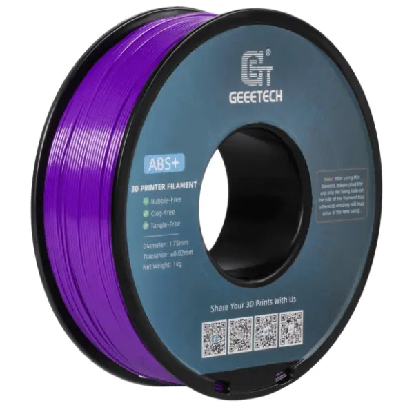 GEEETECH ABS+ 1,75 mm Purple 3D filament 0