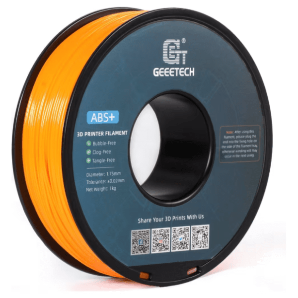 GEEETECH ABS+ Orange 1,75 mm 3D filament 0
