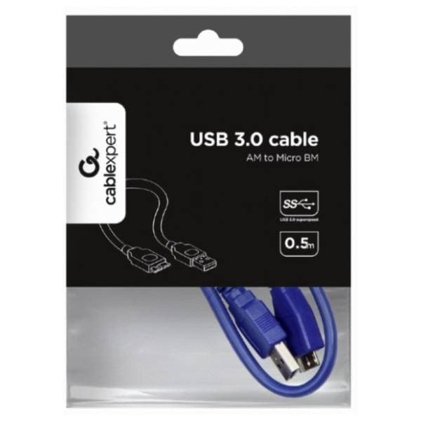 GEMBIRD konverter kabl USB-A 3.0 na Micro USB-B (m/m) CCP-MUSB3-AMBM-0.5M plavi 2