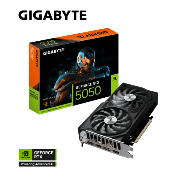 GIGABYTE nVidia GeForce RTX 5050 WINDFORCE OC V2 8GB GDDR6 128-bit grafička kartica 10